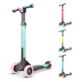 BERG Nexo Foldable Lights 3 Wheeled Scooter Mint