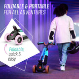 BERG Nexo Foldable Lights LED-Deck 3 Wheeled Scooter Mint