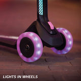BERG Nexo Foldable Lights Magnet Deck 3 Wheeled Scooter Mint