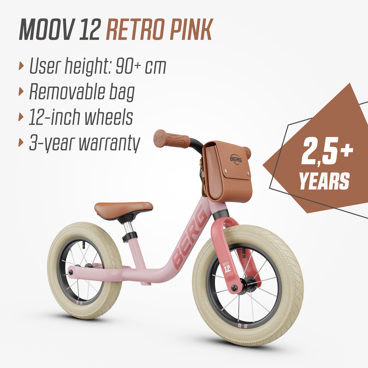 BERG Moov 12 Retro Pink