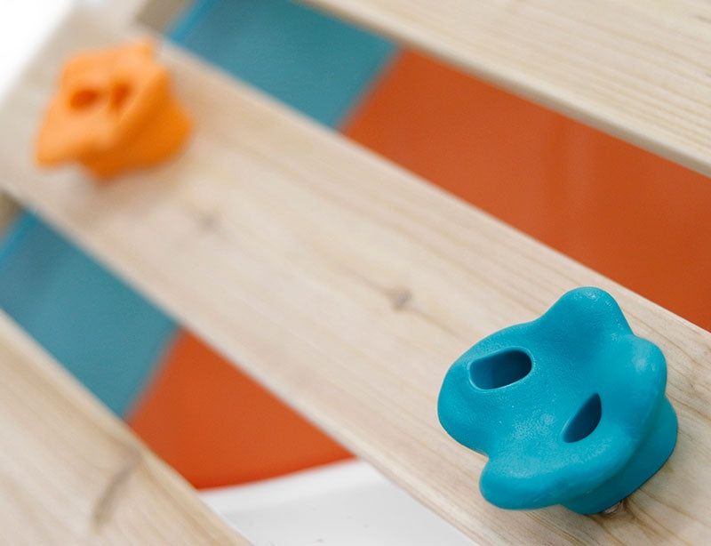 Plum My First Play Centre rock wall.