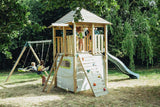  rock wall and swing section.