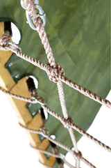 Climbing Pyramid challenging climbing net.