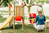 Plum Toddlers Tower wooden swing seat.