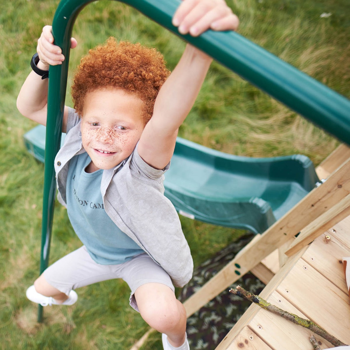 Plum Climbing Cube XL Wooden Play Centre - 5036523075831