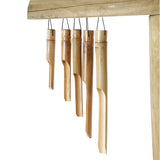 Bamboo wind chimes for added sensory play