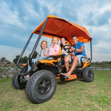 BERG Grand Tour Racer Commercial use Go Kart in use with optional sunroof.