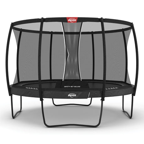 BERG Champion Grey 380cm (12.5ft) with safety net Deluxe & AirFlow Pro - 8715839101072