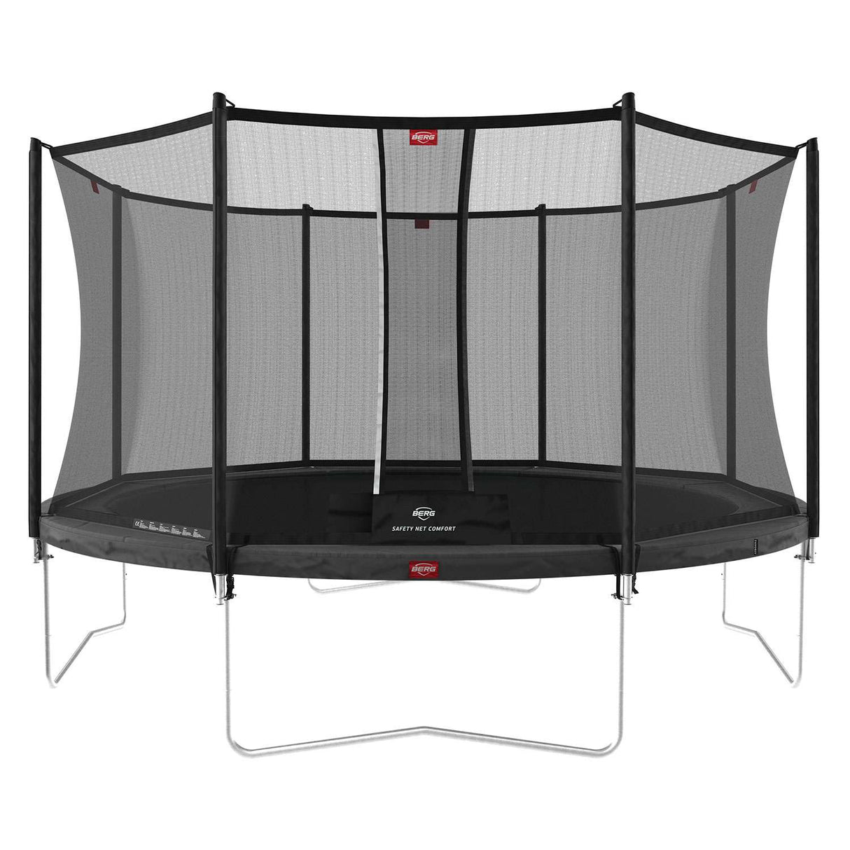BERG Favorit Regular 380 12.5ft Grey + Safety Net Comfort