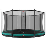 BERG Favorit InGround 430 14ft Green + Safety Net Comfort