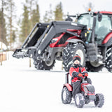 Falk Valtra S4 Pedal Tractor with Trailer