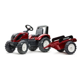 Falk Valtra S4 Pedal Tractor with Trailer