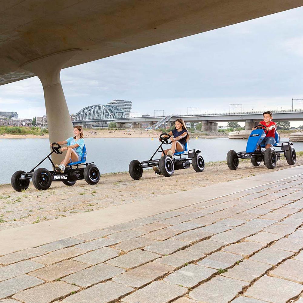 BERG XL Basic Pure Blue BFR shown with the BERG XL Basic Rapide Blue BFR and the BERG XL Basic Super Blue BFR