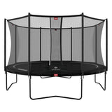 BERG Favorit Regular 430 14ft Black with Safety Net Comfort - 8715839076677