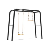 This nest swing is shown for illustrative purposes.  It is not included with this set.