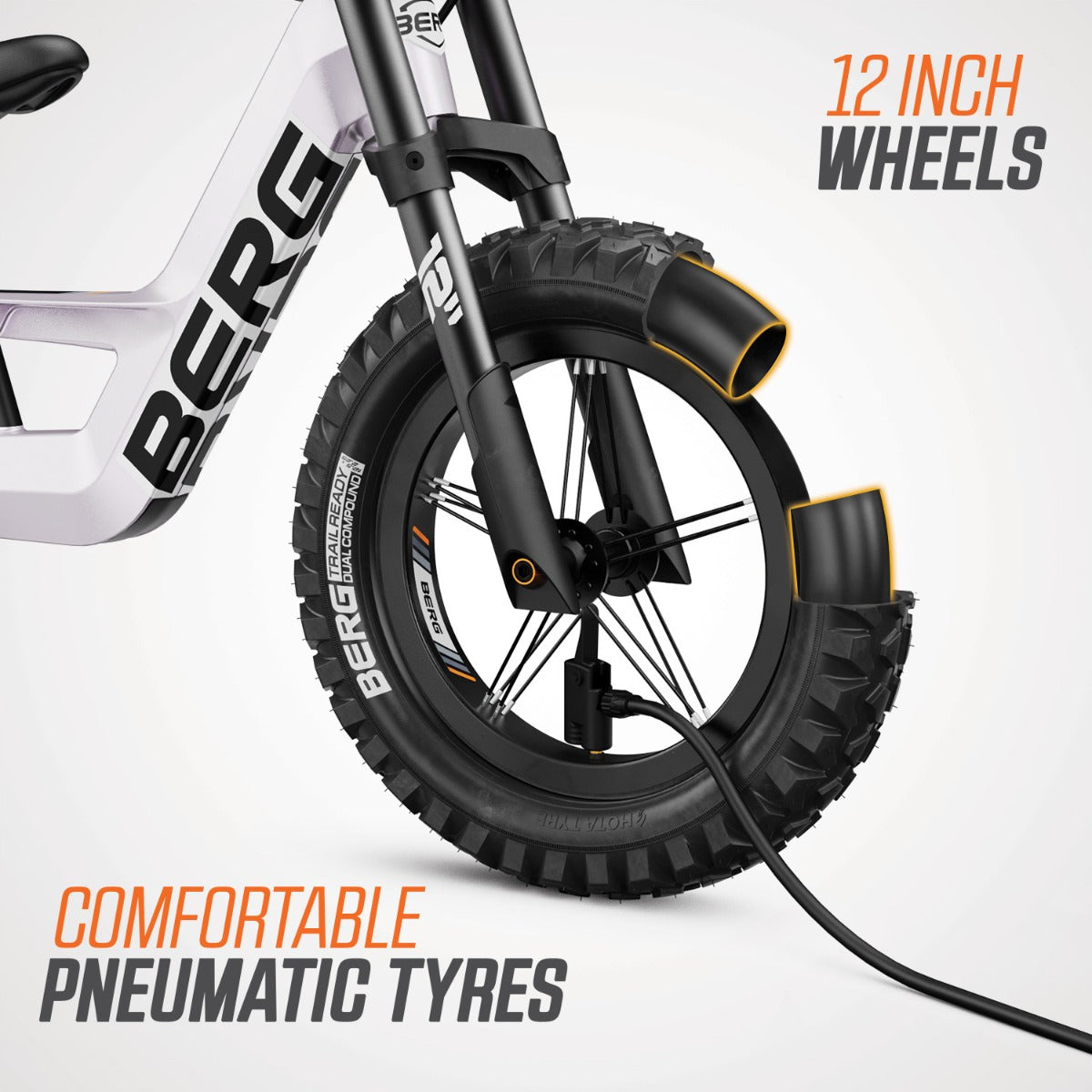 BERG Biky Cross White with Handbrake - 8715839100655