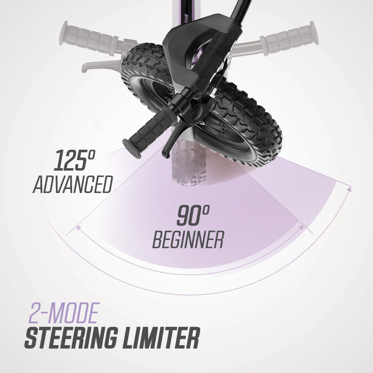 BERG Biky Cross Purple with Handbrake - 8715839100662