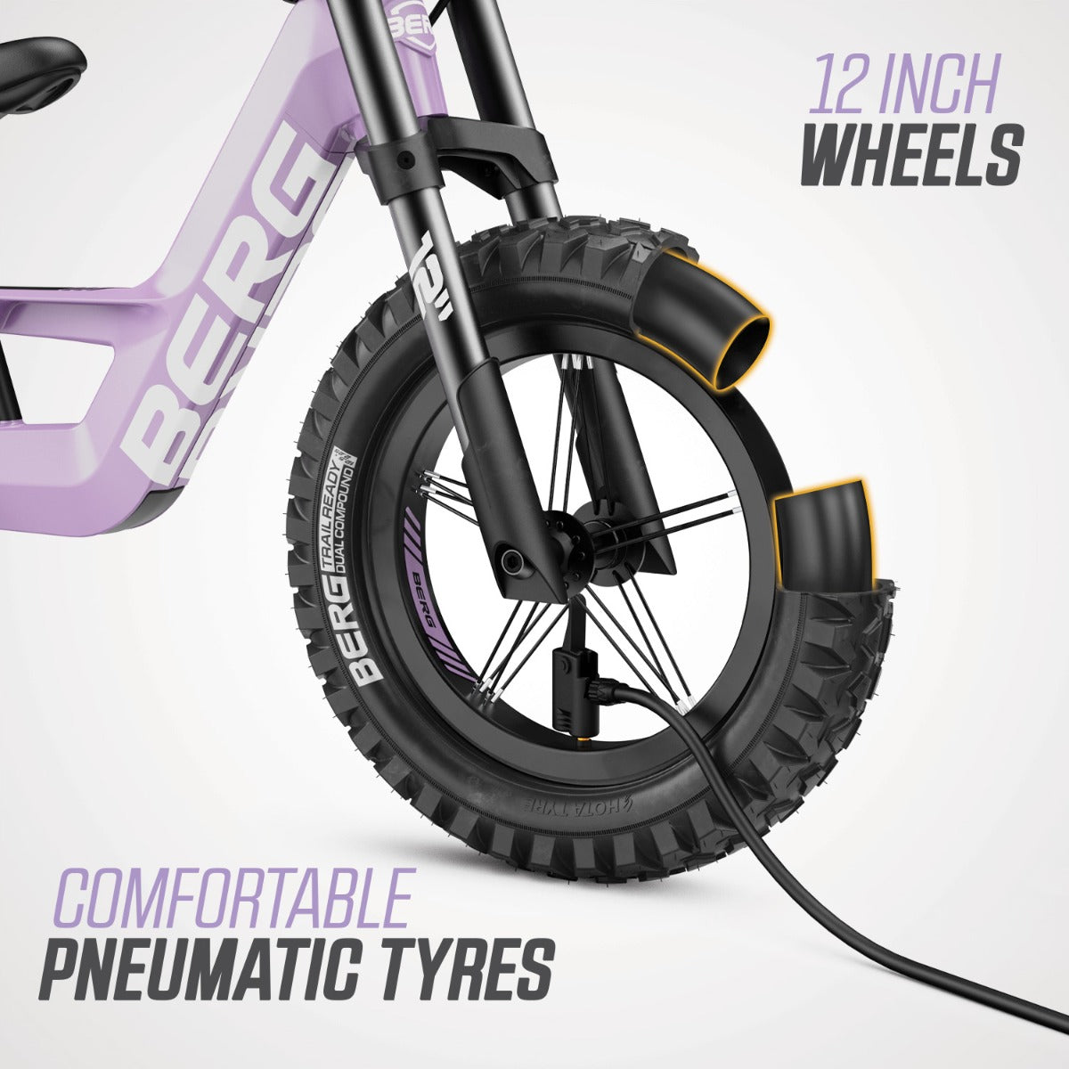 BERG Biky Cross Purple with Handbrake - 8715839100662