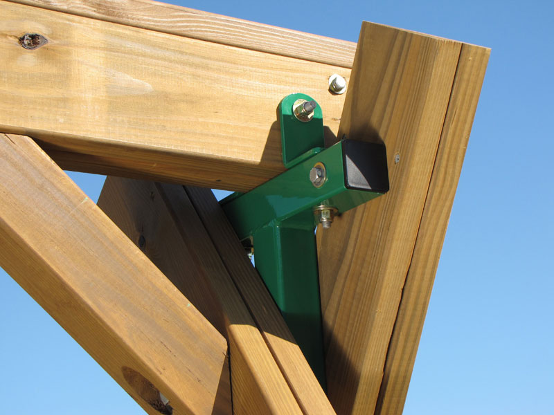 The swing section is big and strong.  You will not have seen anything like it anywhere else