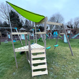 Plum Barbary Wooden Playcentre Swing and Slide