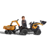 Falk Case IH Puma 240 CVX Backhoe with Excavator & Maxi Trailer