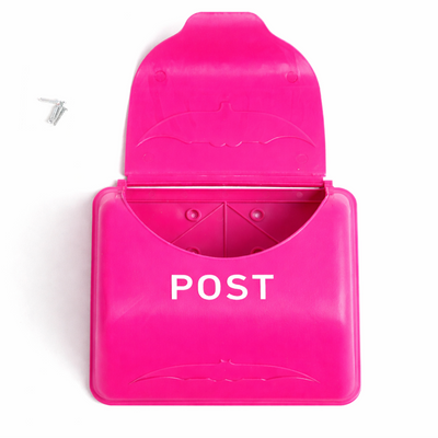 Children’s Playhouse Letter Box - Pastel Pink