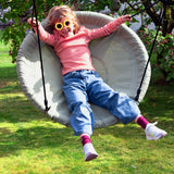 Nest Swing Round 100cm - Black Braided Rope
