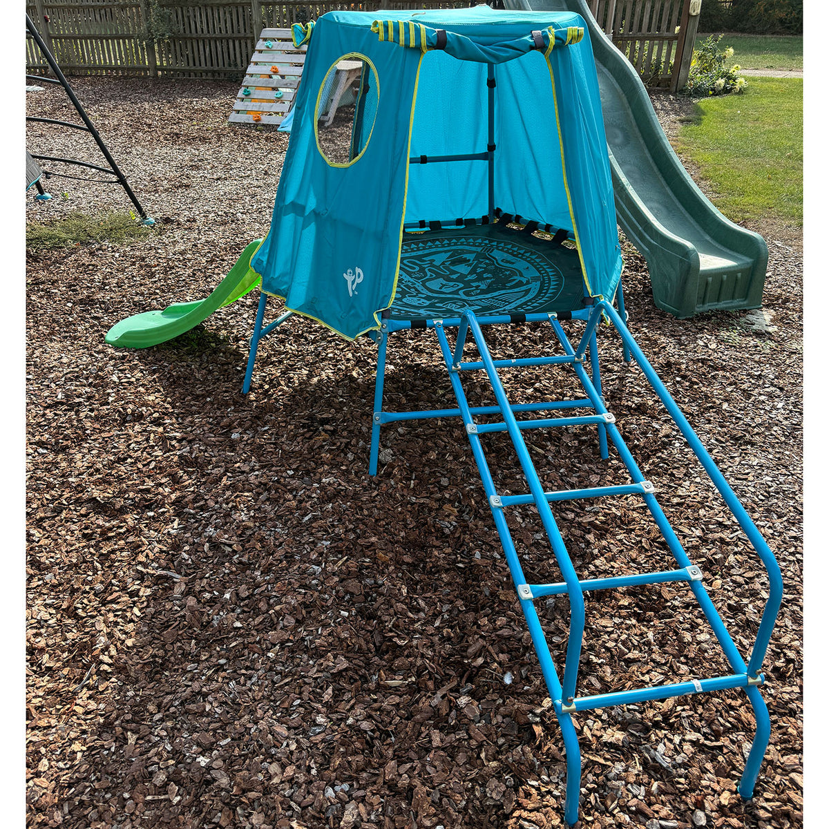 TP Explorer Climbing Frame Low Height with Jungle Run & 1.2m Slide