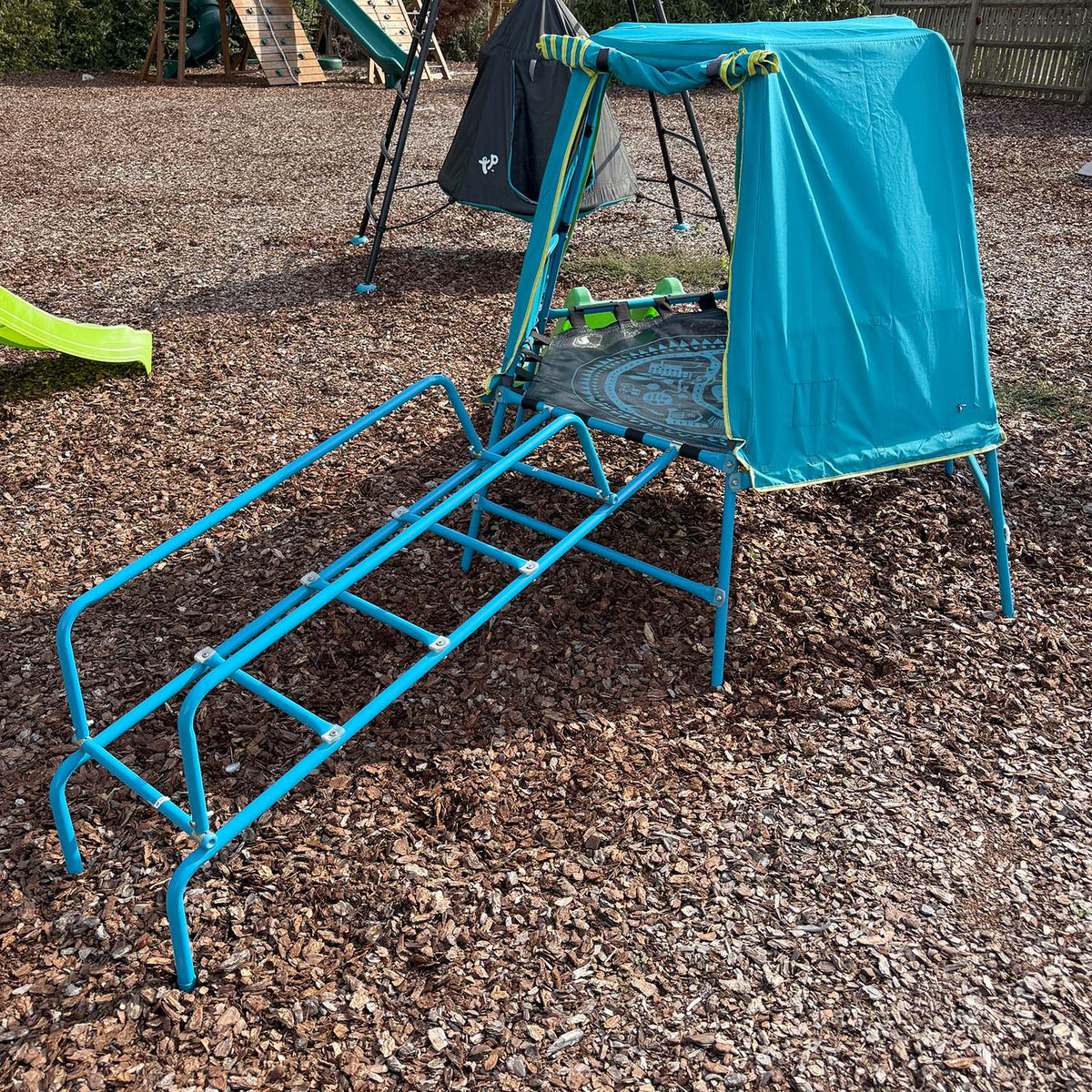 TP Explorer Climbing Frame Low Height with Jungle Run & 1.2m Slide