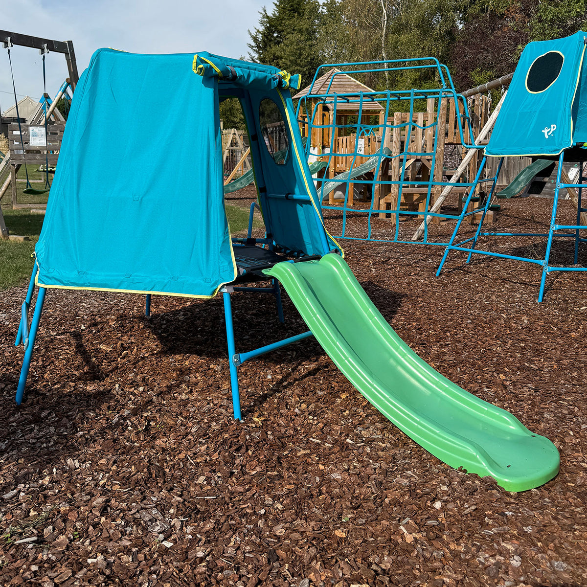 TP Explorer Climbing Frame Low Height with Jungle Run & 1.2m Slide