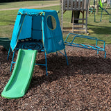 TP Explorer Climbing Frame Low Height with Jungle Run & 1.2m Slide