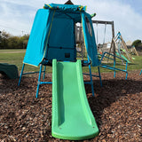 TP Explorer Climbing Frame Low Height with Jungle Run & 1.2m Slide