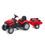 Falk Case IH Maxxum 130 CVX Pedal Tractor with Trailer