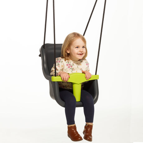 Plastic baby seat - anthracite