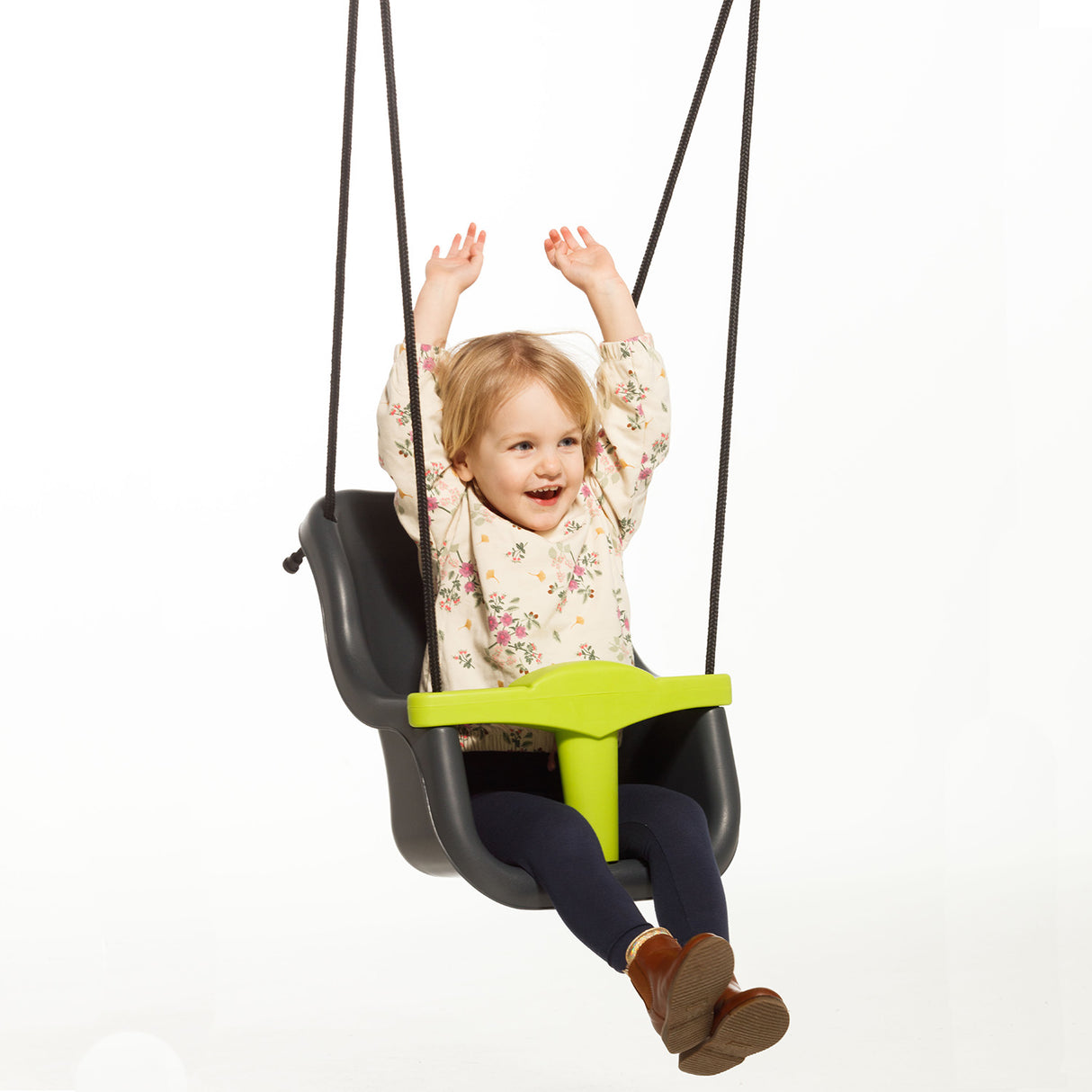 Plastic baby seat - anthracite