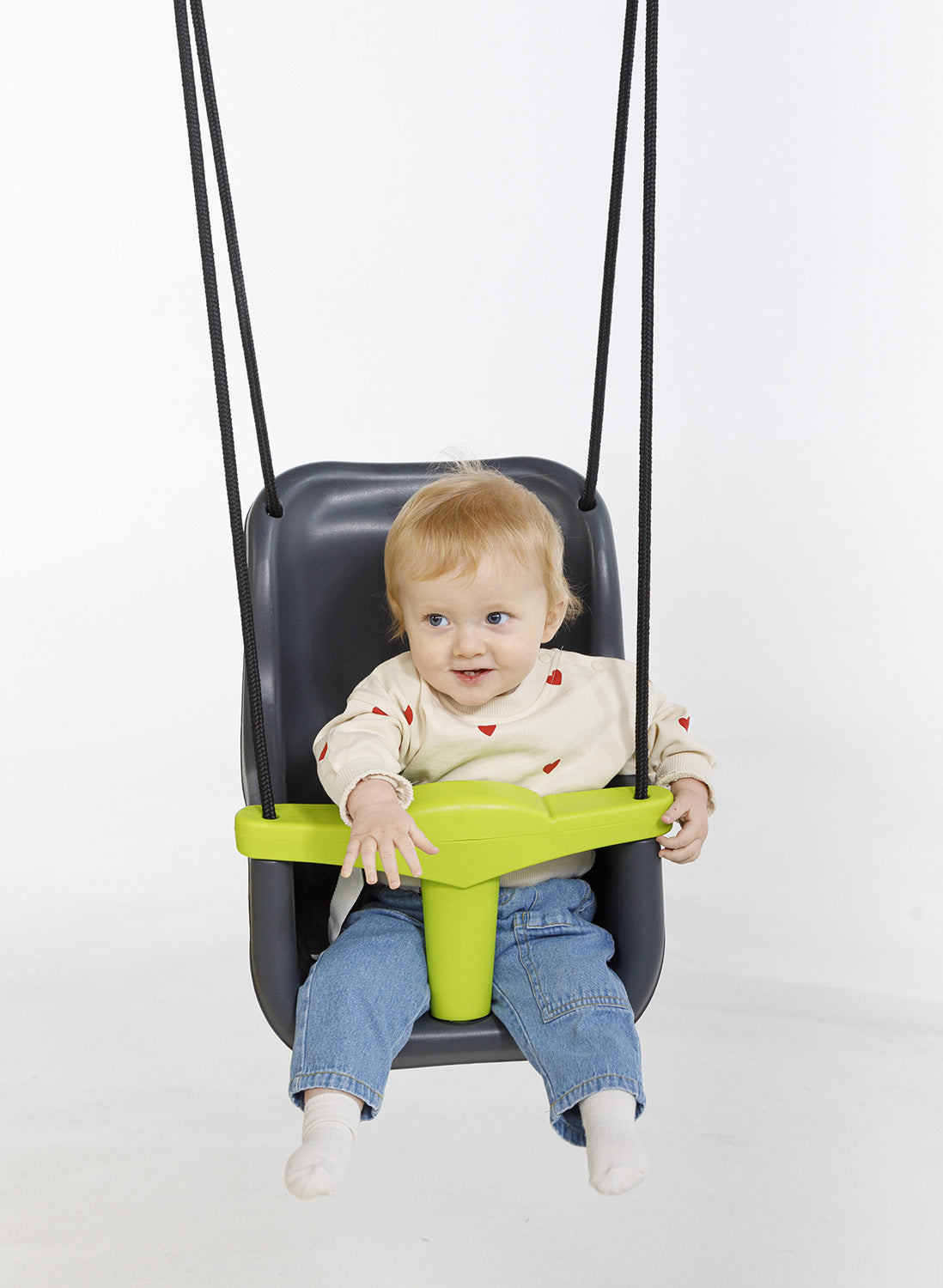 Plastic baby seat - anthracite