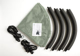 Nest Swing Round 100cm - Black Braided Rope