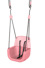 Plastic Baby Swing Seat 3 in 1 Design - Pastel Pink