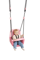Plastic Baby Swing Seat 3 in 1 Design - Pastel Pink