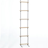 Wooden Rungs Rope Ladder