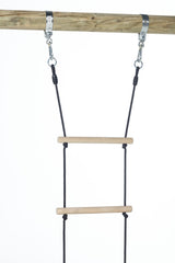 Wooden Rungs Rope Ladder