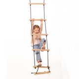 Wooden Rungs Rope Ladder