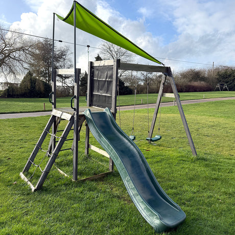 Plum Siamang Wooden Playcentre Swing and Slide -EX DISPLAY