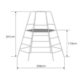 TP Explorer Metal Climbing Frame - Blue Edition