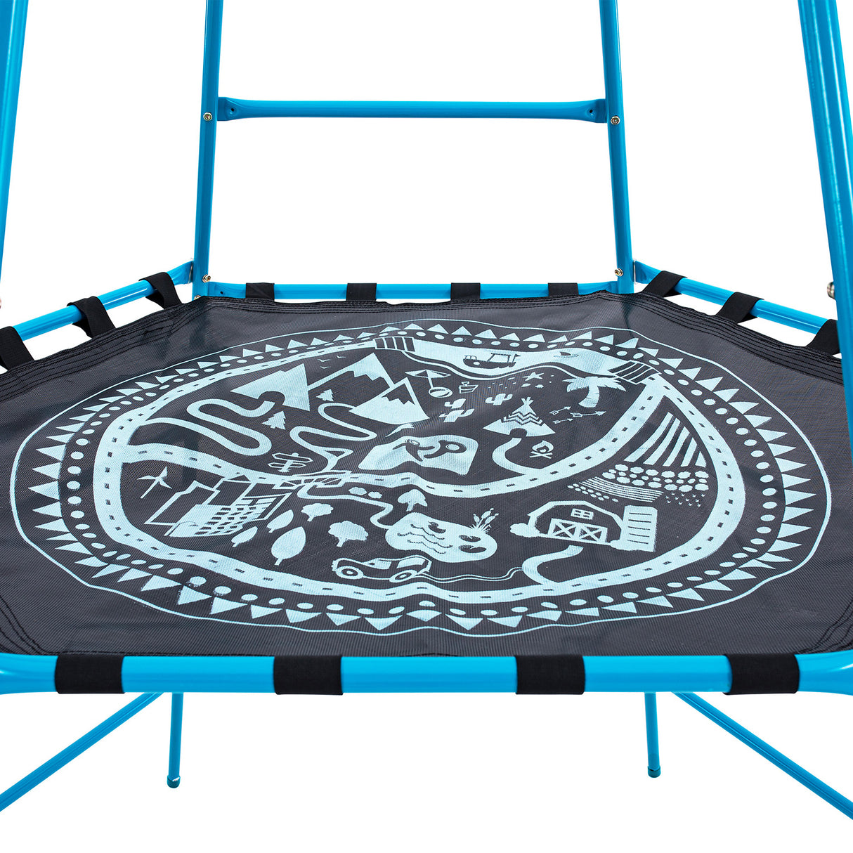 TP Explorer Metal Climbing Frame - Blue Edition