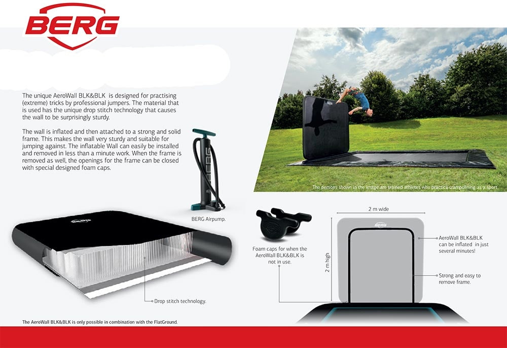 BERG Ultim Elite FlatGround 500 - Aerowall detail.