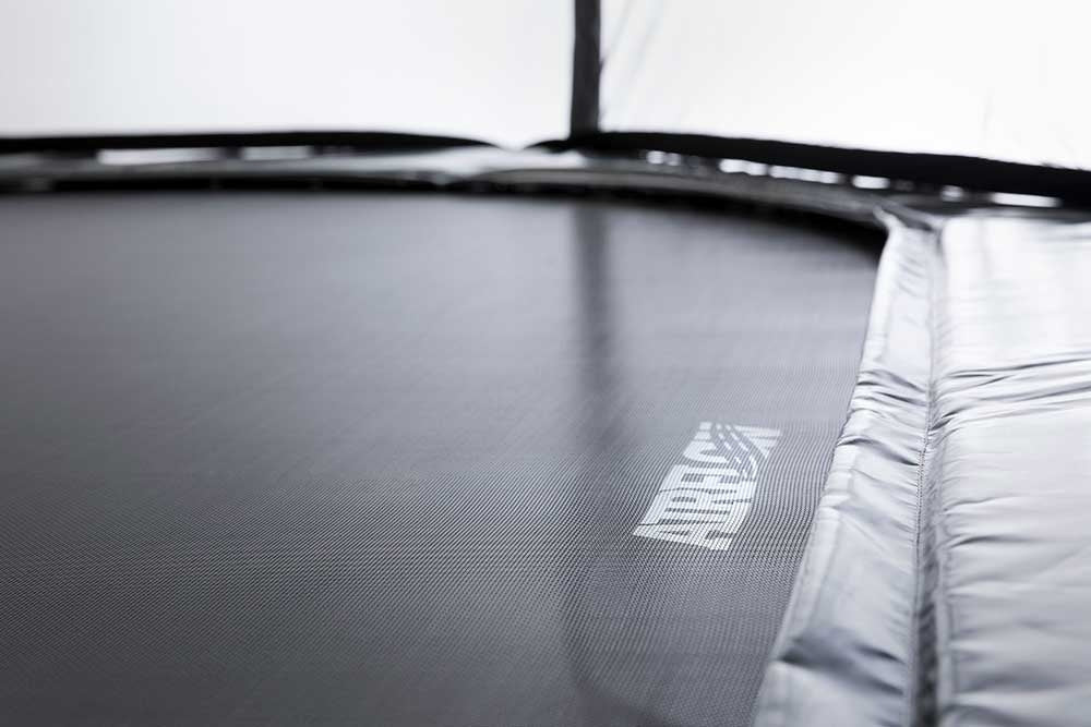Airflow bed - more air flow gives a stronger higher bounce.