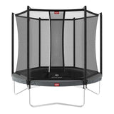 BERG Favorit Regular 200cm (6ft 6") Grey with safety net comfort - 8715839070903