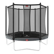 BERG Favorit 270 (9ft) Regular Grey with safety net comfort - 8715839070910