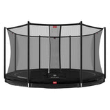 BERG Favorit Inground 380 12.5ft Black with Safety Net Comfort - 8715839076646